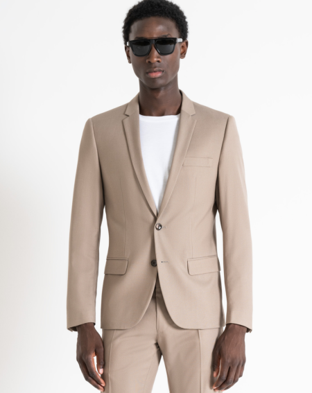 blazer-homme-854ebo.png Antony Morato Veste Blazer Homme Tailles 46 Coloris Beige – Image 1