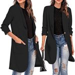 blazer long femme