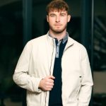 Blouson beige homme TECHNO