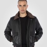 Blouson pilote type A 2 vintage marron, cuir de vachette