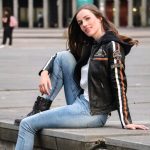 Blouson cuir moto rétro chic pour femme | LEGENDARY 58™
