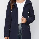 CMTOP Veste Femme mi Saison Léger Décontracté Blouson Fermeture éClair Veste Chic et Élégante, Hydrofuge Jacket à Manches Longues Parka avec Multi Poches Pour Printemps Automne Été(Bleu Marine,S) : Amazon.fr: Mode