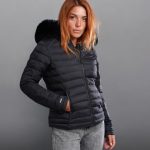 Doudoune Chauffante Capuche Femme Victoria Noir