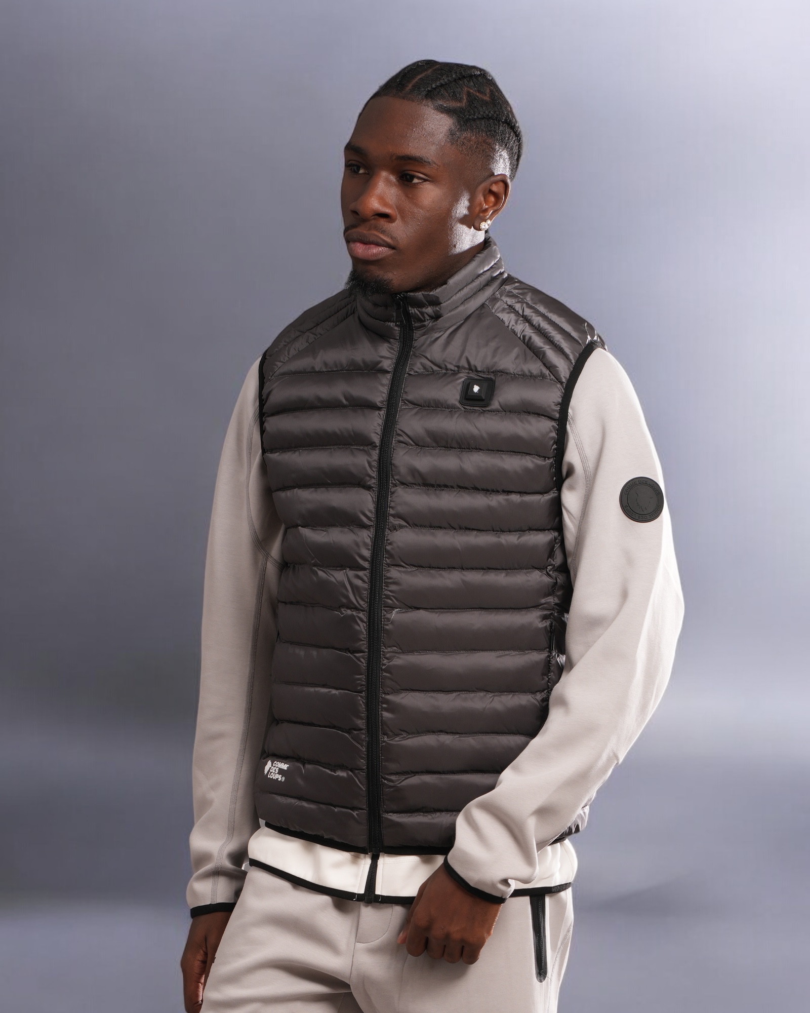 doudoune-chauffante-865fms-1.jpg Doudoune Femme Veste Chauffante Solde Doudoune Sans Manche Doudoune Chauffante Sans Manche PORTO Gris COMME DES LOUPS – Image 1