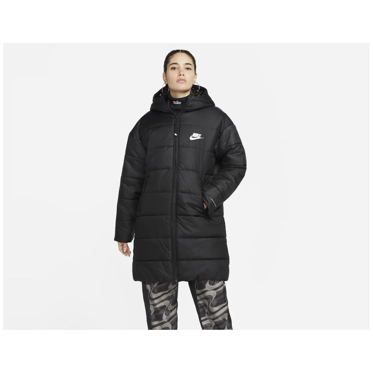 doudoune-femme-longue-900pqe-1.jpg DOUDOUNE LONGUE WOMEN BLACK XS – Image 1