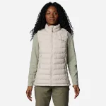 Doudoune De Randonnée Sans Manche Femme Powder Lite II Beige COLUMBIA | INTERSPORT
