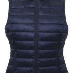 Gilet doudoune rembourré sans manches femme TS31F bleu marine