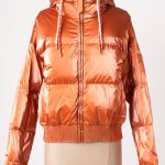 Doudoune Gertrude Orange A Capuche