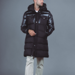 Doudoune Longue Homme Noir – Mackten