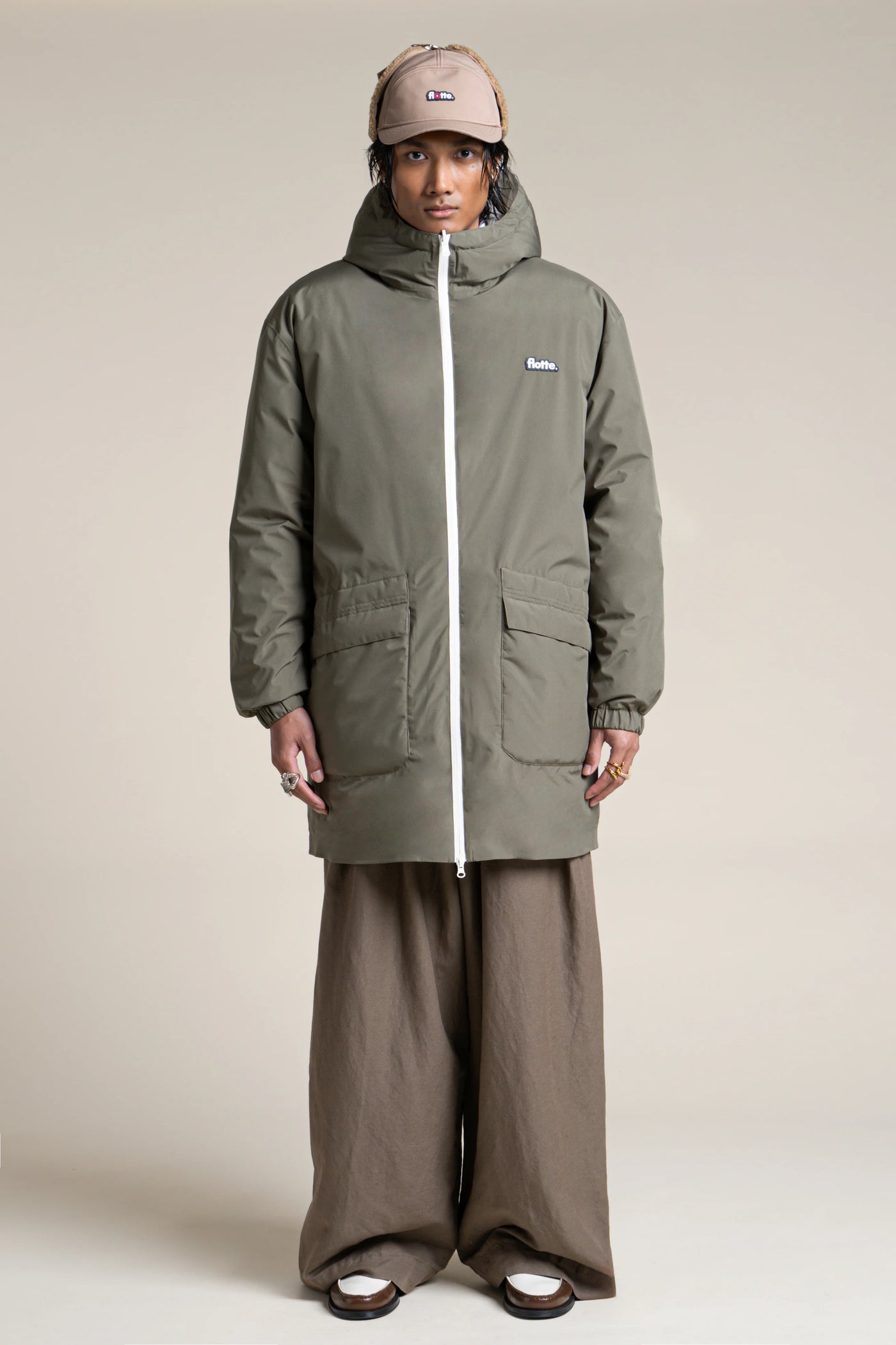 doudoune-longue-homme-159awl-1.jpg Varenne | Doudoune Longue Imperméable Réversible Flotte – Image 1