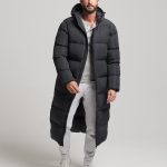 Doudoune extra longuenoir pour Homme | Superdry FR