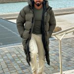Doudoune longue homme