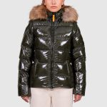 Doudoune cintrée avec capuche en fourrure Instinct Premium