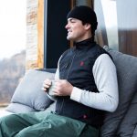 Gilet chauffant sport Homme avec batterie éco conçue