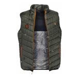 Gilet Homme Chauffant Verney Carron Pro Hunt Kaki Avec Sa Batterie