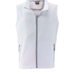Gilet sans manches micropolaire softshell JN1128 blanc Homme
