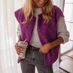 Gilet Lander Mauve Sans Manche – Easy Clothes