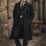 Long Manteau En Laine Noir Pour Homme | Pardessus classique pour homme | Manteau d'hiver formel pour homme Etsy France