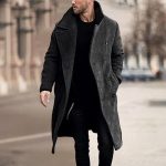 Susenstone Manteau Homme Mi Long en Laine Hiver Chaud Trench Coat Classique Pardessus Parka Mode col Veste Slim Fit Manteaux Habillé Nouveaux Styles d'automne et d'hiver : Amazon.fr: Mode