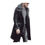 Manteau Long Mouton Homme | Cuir Aviateur