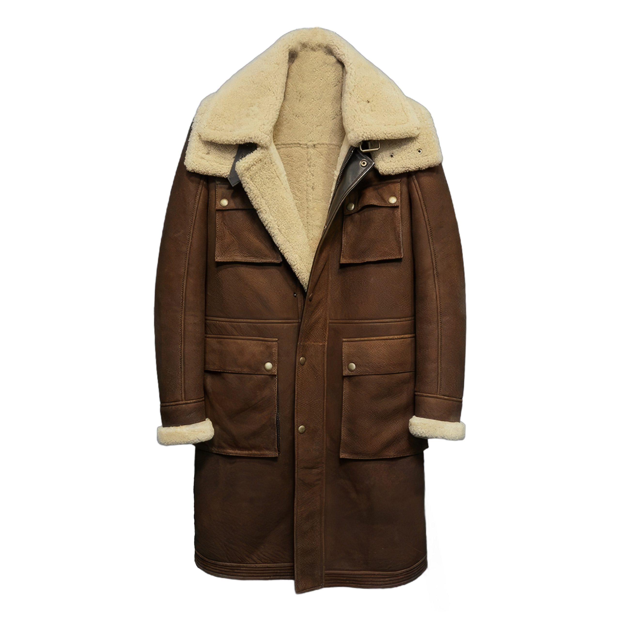 manteau-homme-long-207jlm-1.jpg Manteau Long Mouton Homme | Cuir Aviateur – Image 1