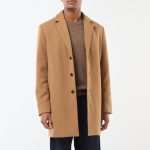 Manteau long uni Marron