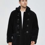 Manteau long noir LIAM