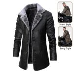 Blouson homme avec Doublure Fourrée Style Court & Long