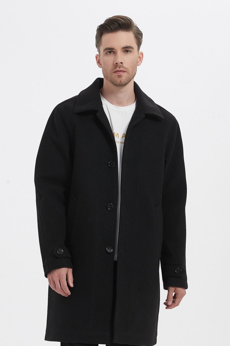 manteau-homme-long-864hvg-1.jpg Manteau long col tailleur ADEM pour homme | Kymaxx – Image 1