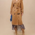 Manteau en laine camel Beige pour femme | Maje