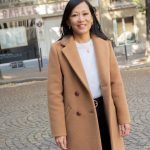 Manteau Jeanne camel | Manteau mi long droit femme petite laine – Petite and So What
