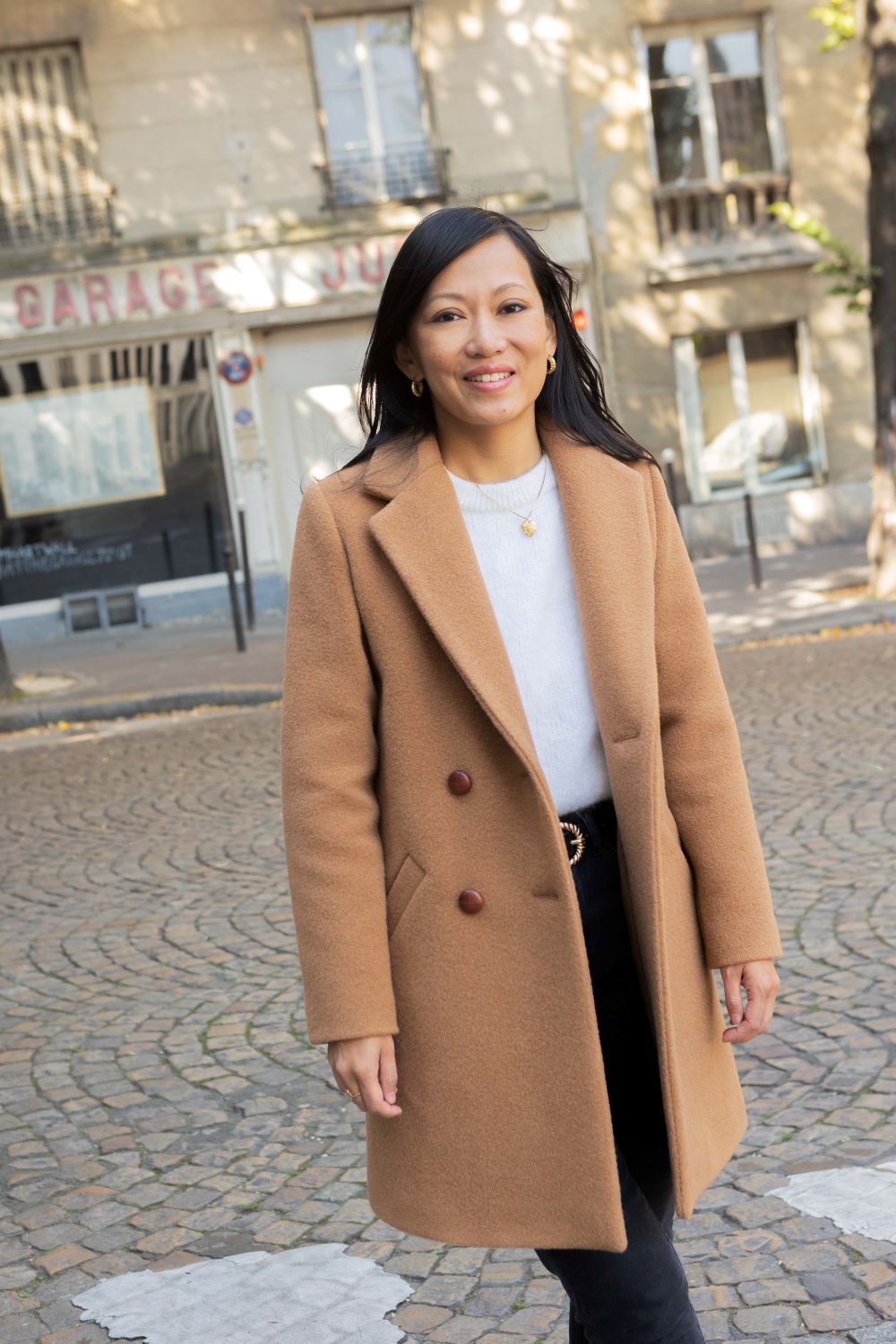 manteau-laine-femme-463wvi-1.jpg Manteau Jeanne camel | Manteau mi long droit femme petite laine – Petite and So What – Image 1