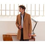 Manteau homme laine cachemire hiver Camel Honoré Ii | Bexley