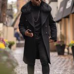 Cool homme automne hiver Long manteau fausse fourr... – Grandado
