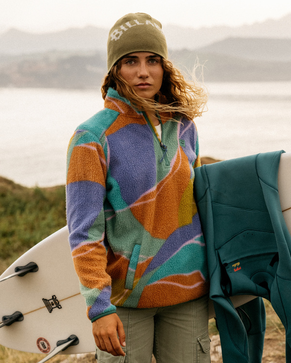 polaire-femme-204whf-1.jpg Boundary Polaire pour Femme Polaire Vert Femme | Billabong – Image 1