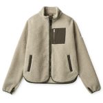 Polaire femme sherpa Nelson Liewood Mist / Army brown