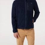 Polaire Homme Zippée Multi Poches Marine ALVINZIP TBS