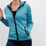 Veste Tricot Polaire Femme Personnalisée Logo Brodé, un look sportwear