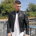 veste cuir homme