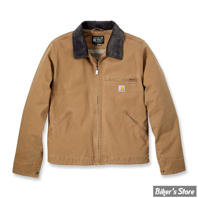 Motorcycle Storehouse B.V. BLOUSON CARHARTT RELAXED FIT DUCK DETROIT MARRON TAILLE XL Biker's Store – Image 1