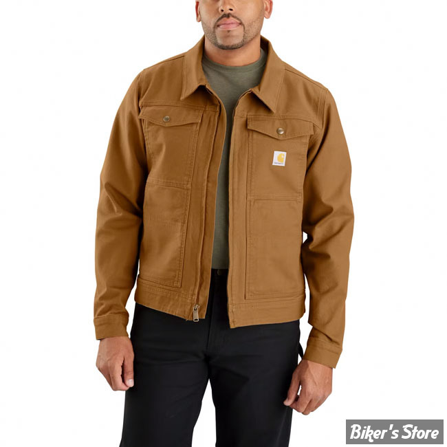 Motorcycle Storehouse B.V. VESTE CARHARTT Duck Relaxed Fit jacket MARRON TAILLE XXL Biker's Store – Image 1