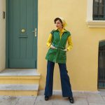Veste Courrèges vintage verte des années 1970 betty's vintage
