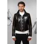 Veste Réédition en Vinyle Noir COURRÈGES
