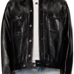 Courrèges Blouson Trucker vinyle black