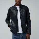 VESTE EN CUIR REGULAR SALSA JEANS