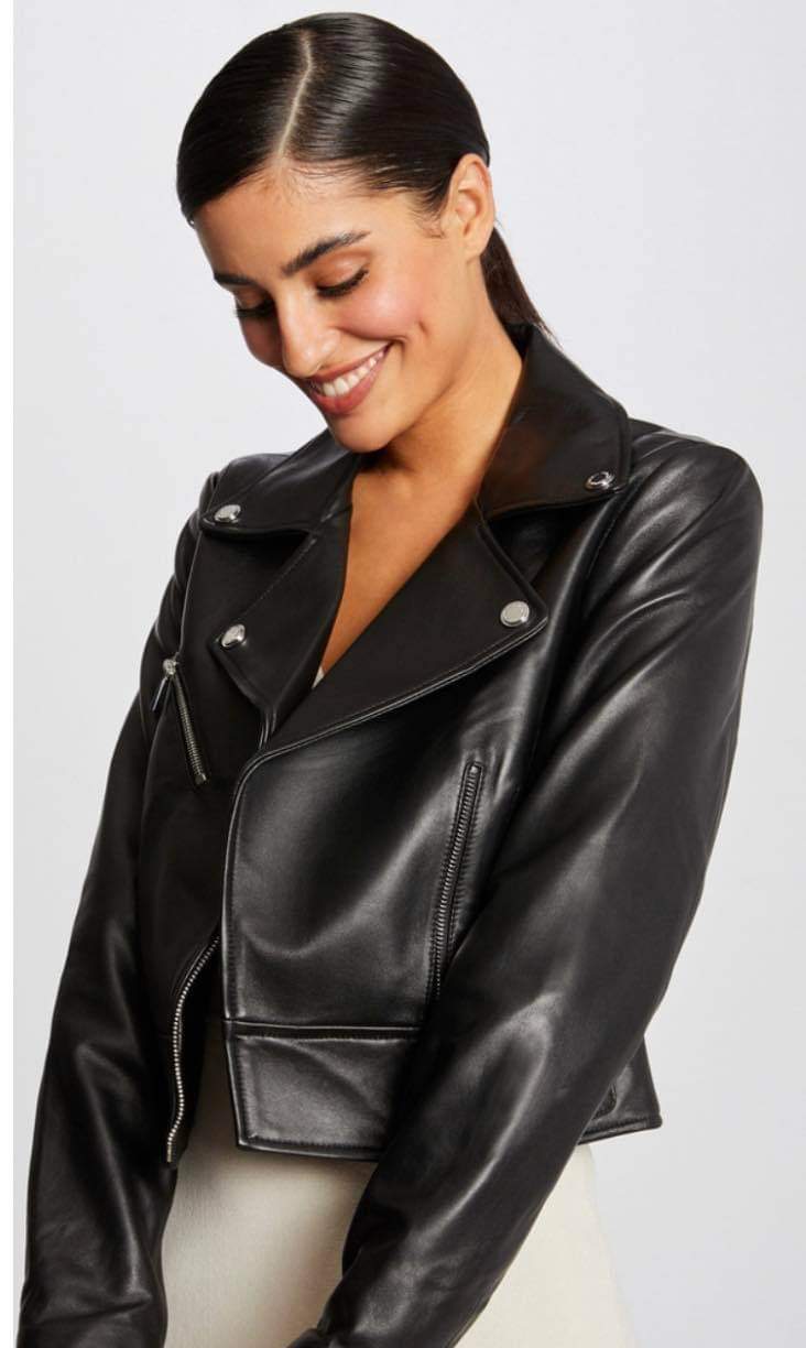 veste-cuir-femme-922csc-1.jpg Blouson cuir noir biker femme BOUTIQUE CAPRICES – Image 1
