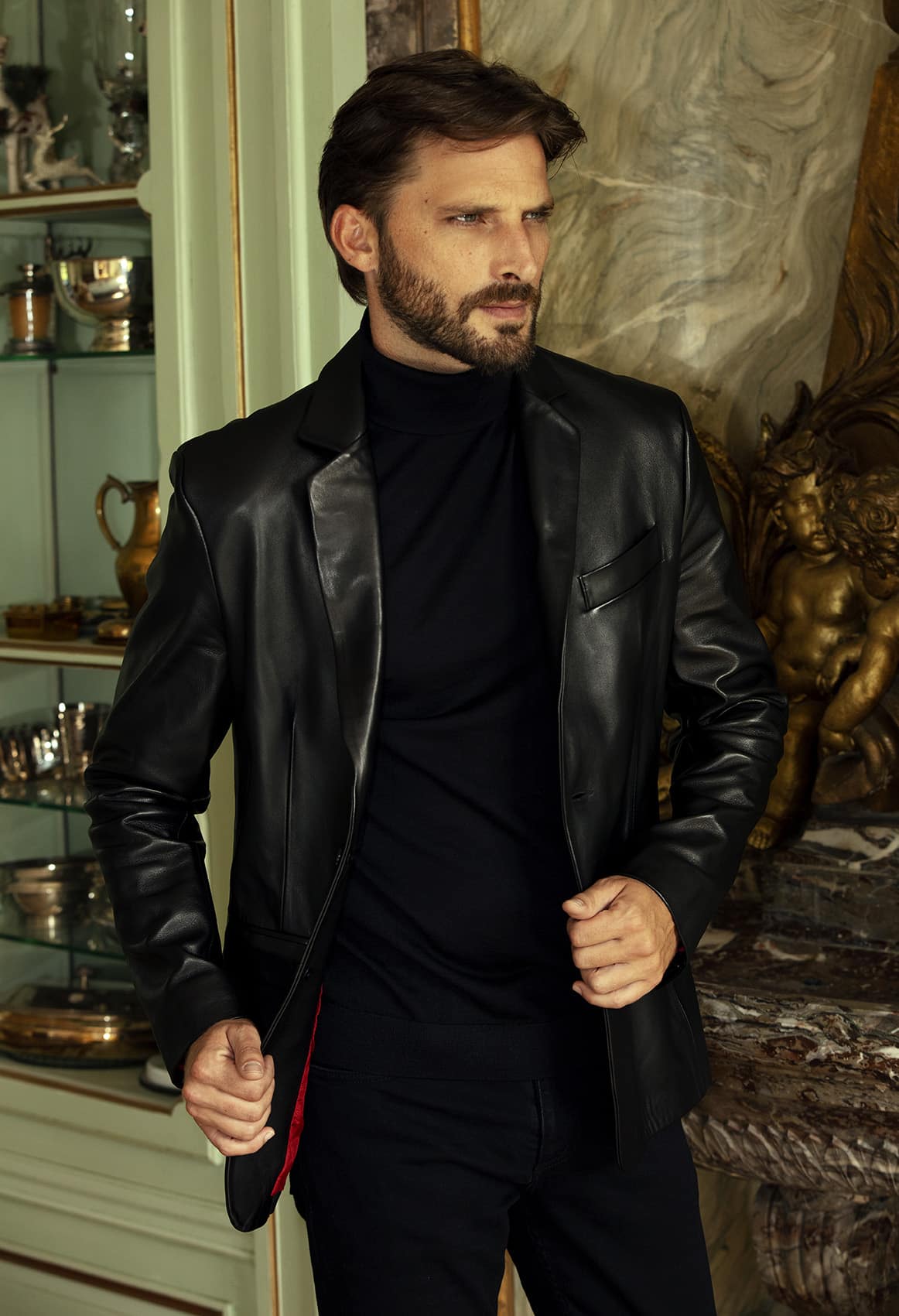 veste-cuir-homme-610lml-1.jpg Blazer en cuir homme – Personnalisable & fabrication parisienne – Image 1