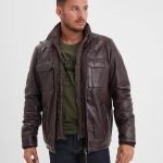 Veste Vintage Cuir Homme | Crowell – Daytona 73