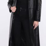 Manteaux cuir en cuir agneau JORDA noir noir