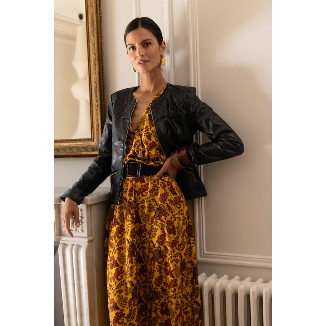 veste-cuire-femme-345qbq-1.jpg Veste cintrée effet cuir 3 Suisses femme Noir 3S. x Le Vestiaire | 3 SUISSES – Image 1